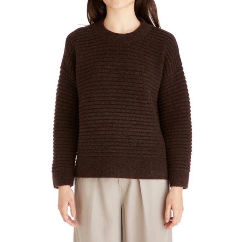 Madewell Women’s Brown Elsmere Pullover Sweater
